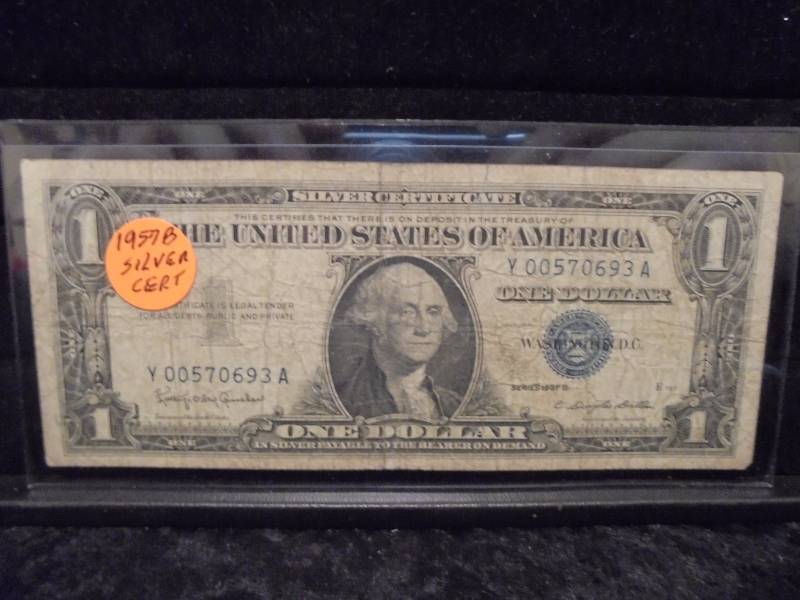 1957B $1 Silver Certificate