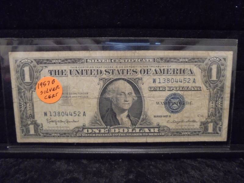 1957B $1 Silver Certificate