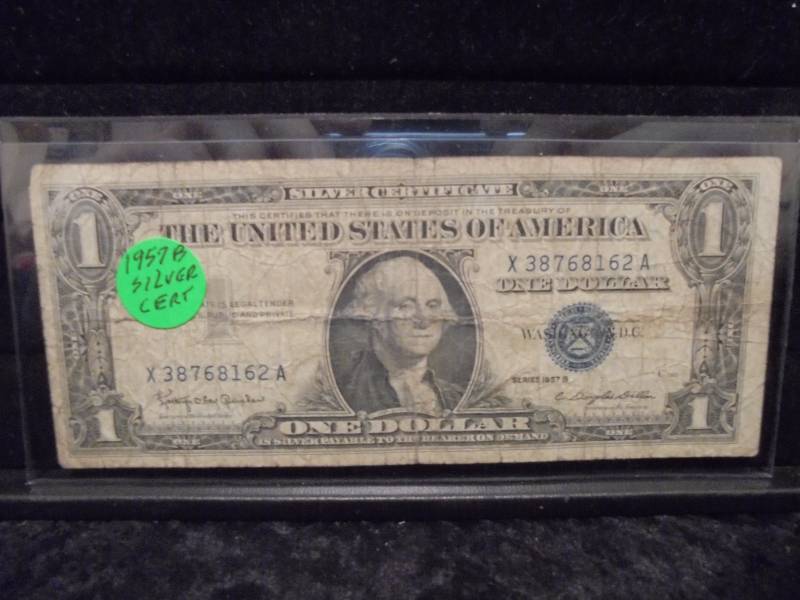 1957B $1 Silver Certificate