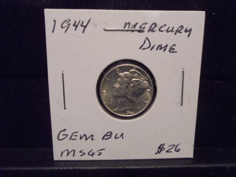1944 Mercury Dime