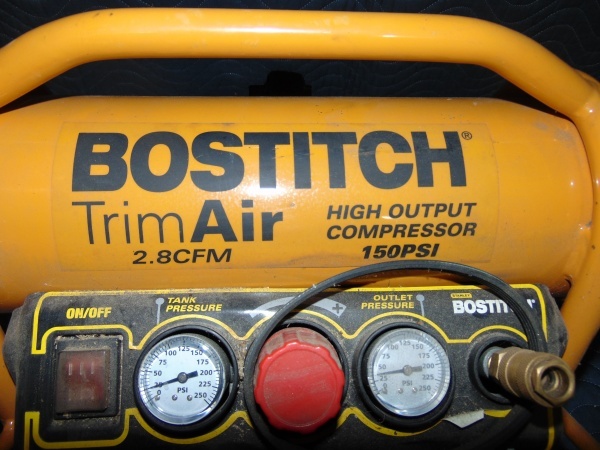lot 11 image: Bostitch Oil Free Trim Air 2.8 Cfm Air Compressor