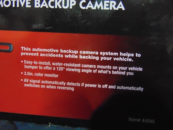 lot 33 image: Ironton 3.5 Automotive Backup Camera