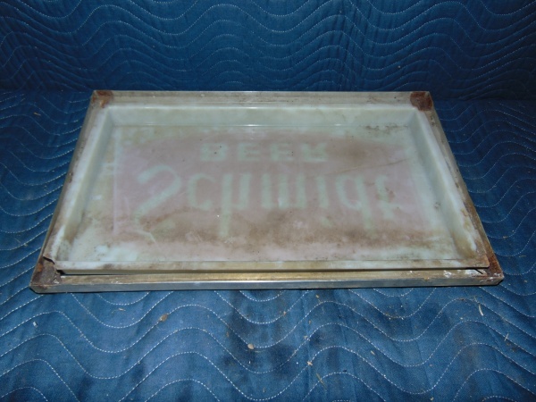 lot 61 image: Schmidt Beer Sign