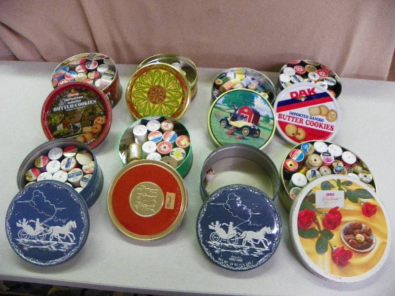 Tin Boxes with Thread