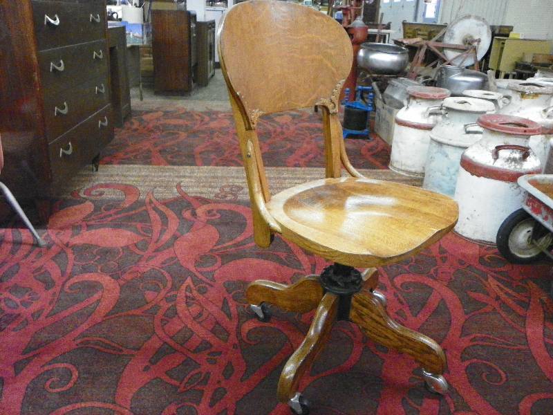 Classic Wood Desk Chair