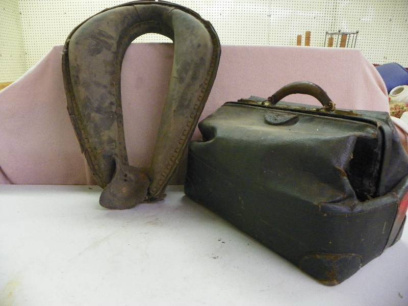 Horse Collar and Valise