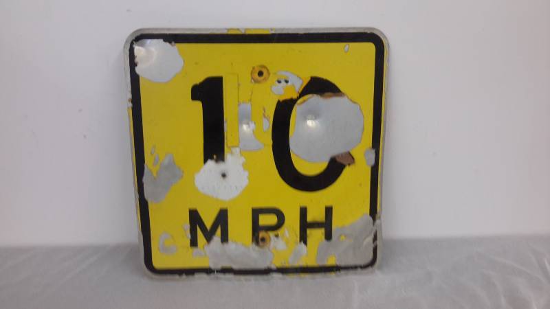 Metal sign