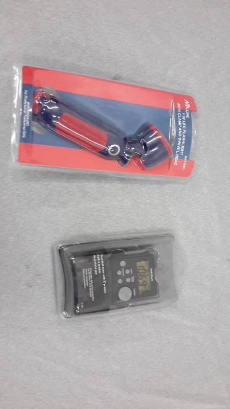 Flashlight and radio