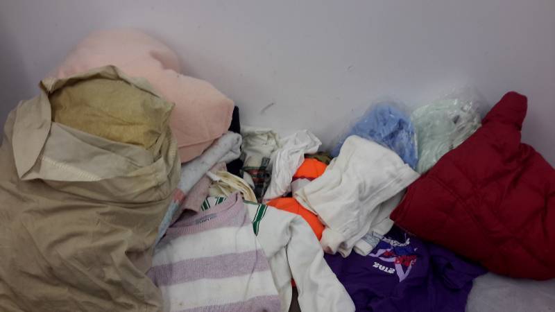 Bedding, caps, womens clothes