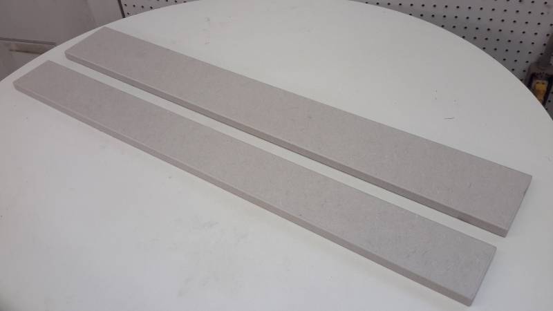 Laminated shelves