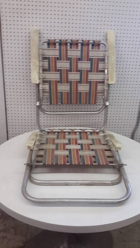 Pair of lawn chairs