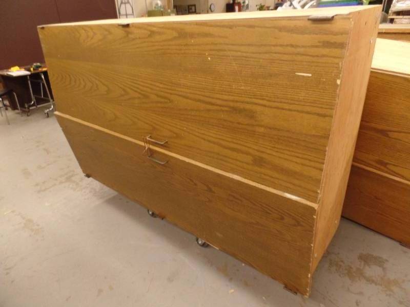 lot 402 image: Wood Cabinets
