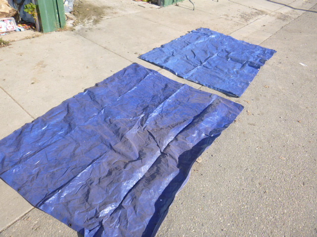 lot 34 image: 2 Small Tarps