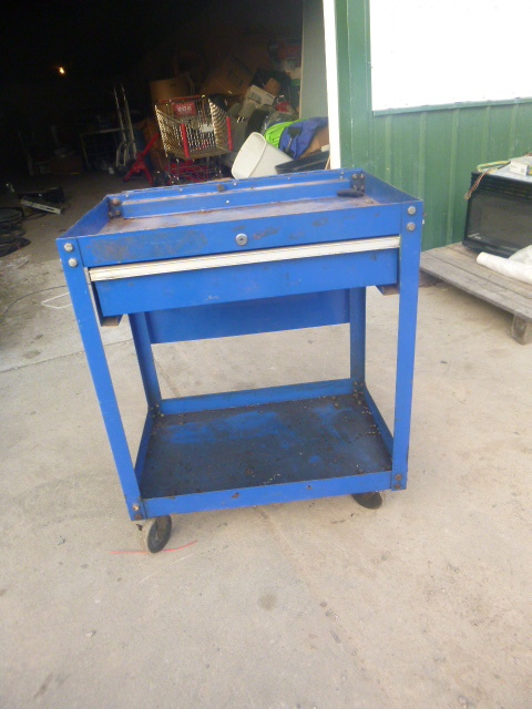 lot 174 image: Shop Cart with Drawer and Storage
