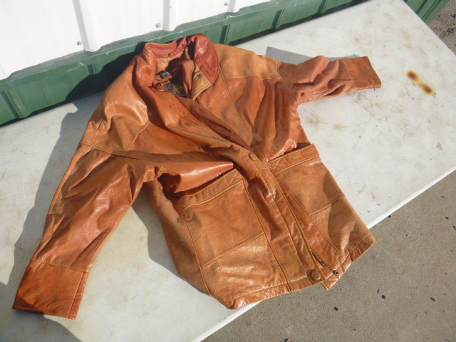 lot 206 image: Wilson Brown Leather Jacket