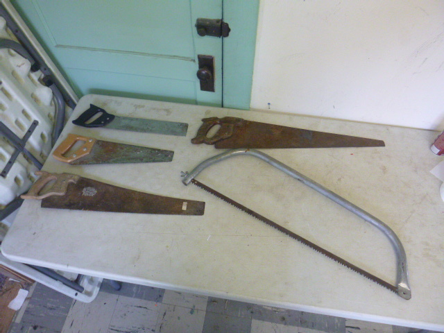 lot 217 image: Miscellaneous Hand Saws