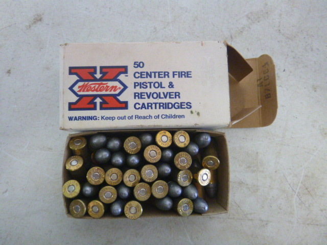 lot 219 image: X Western 38 Short Colt 130 GR Shells