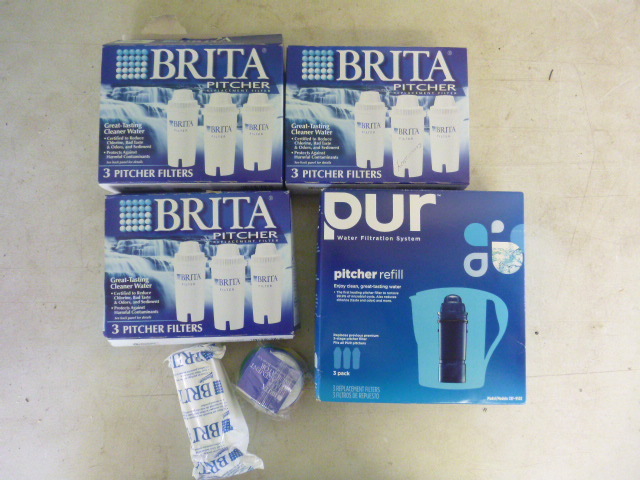 lot 222 image: Brita Pitcher Filters and Pur Pitcher Refill