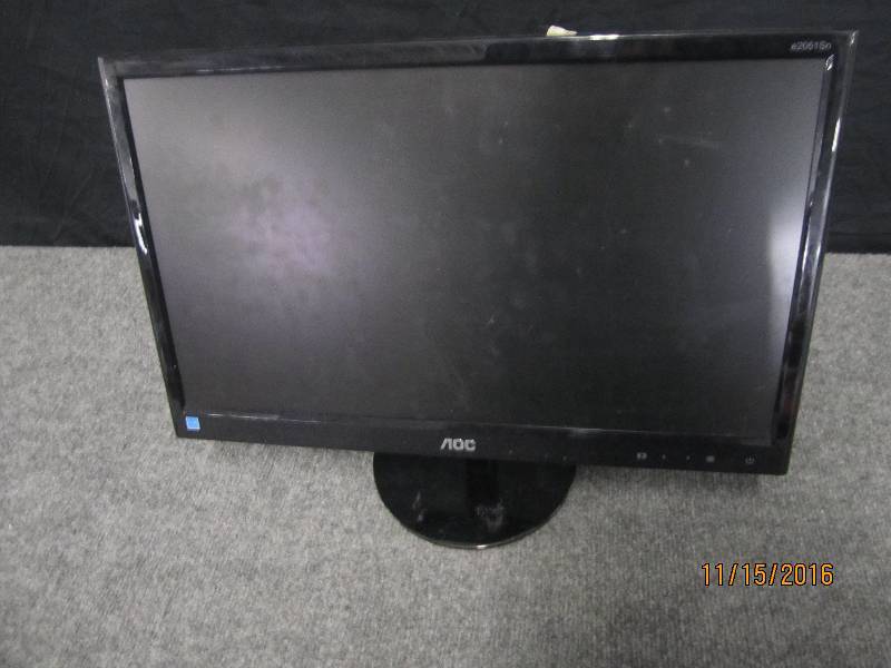 lot 28 image: AOC thin 20 monitor...