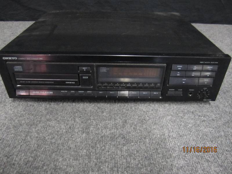 lot 87 image: Onkyo compact disc changer...