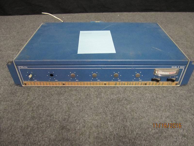 lot 91 image: McMartin MS-200 mixer, untested...