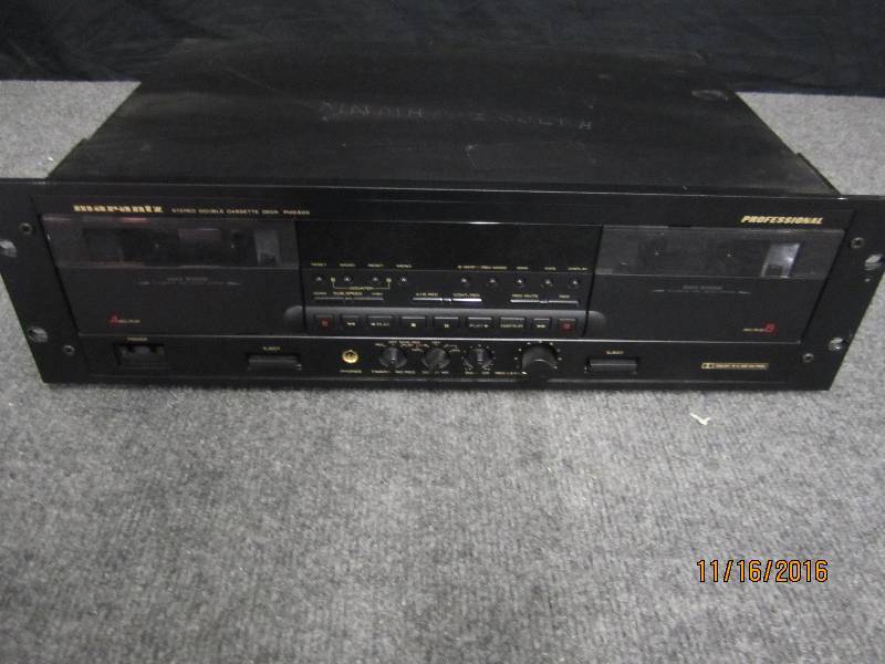 lot 103 image: Marantz stereo double cassette deck...