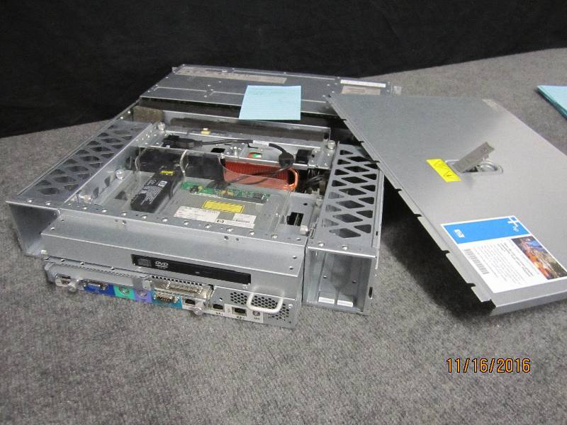 lot 131 image: HP ProLiant server, untested needs ...