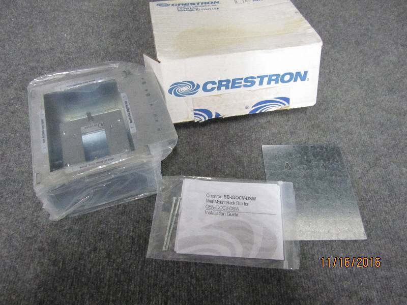 lot 145 image: New Crestron wall mount box...