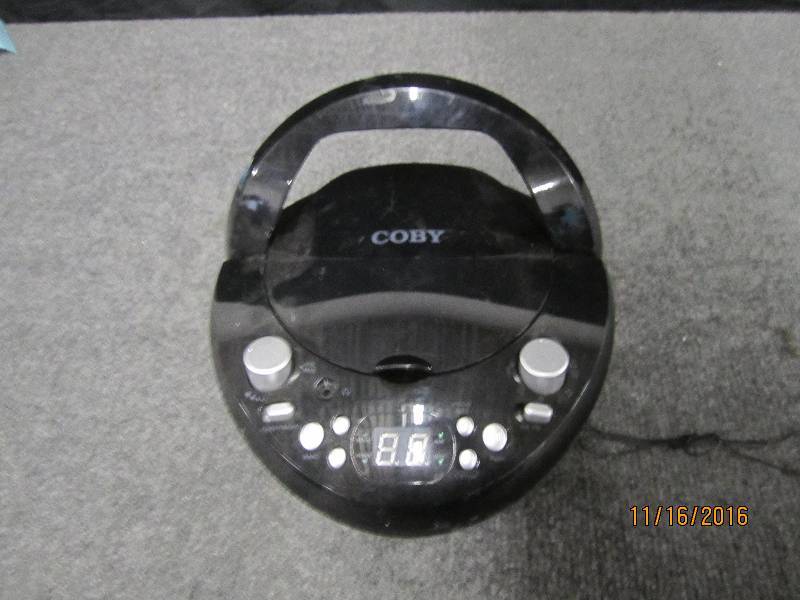 lot 150 image: Coby CD boombox...
