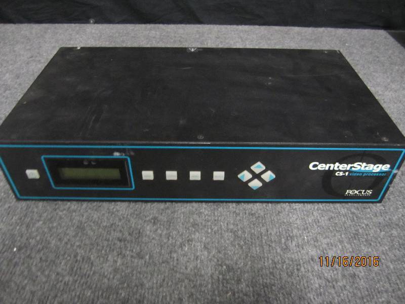 lot 164 image: Center stage CS-1 video processor...