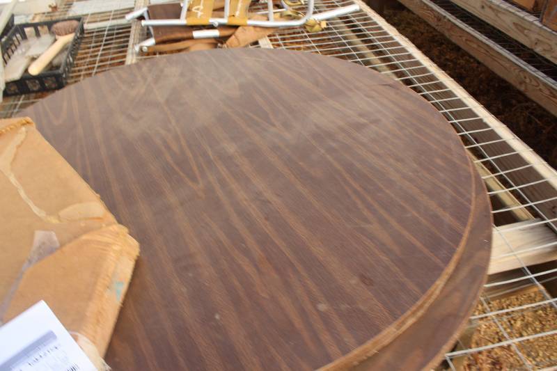 lot 38 image: 42in. Round Table Top