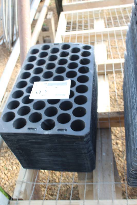 lot 92 image: Lot of (70) 54-Plant Seed Germination Trays