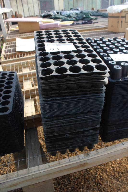 lot 93 image: Lot of (100) 50-Plant Seed Germination Trays