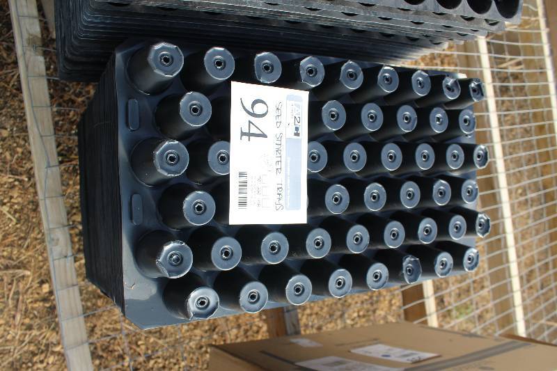 lot 94 image: Lot of (100) 48-Plant Seed Germination Trays