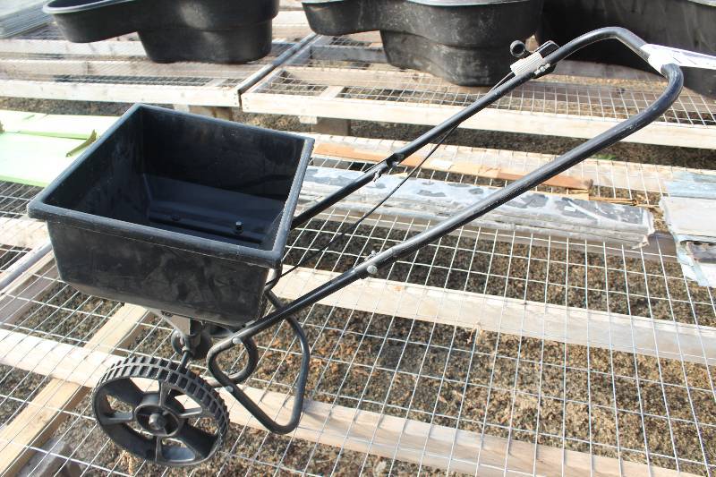 lot 113 image: Push Seed Spreader