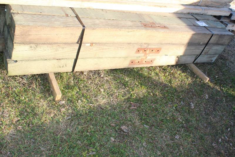 Lot of (12) Wood Posts