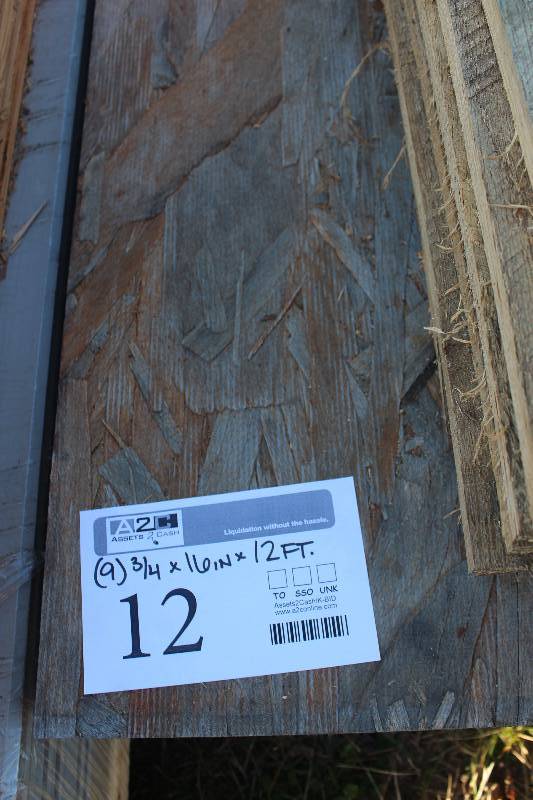 Lot of (9) Wood Boards