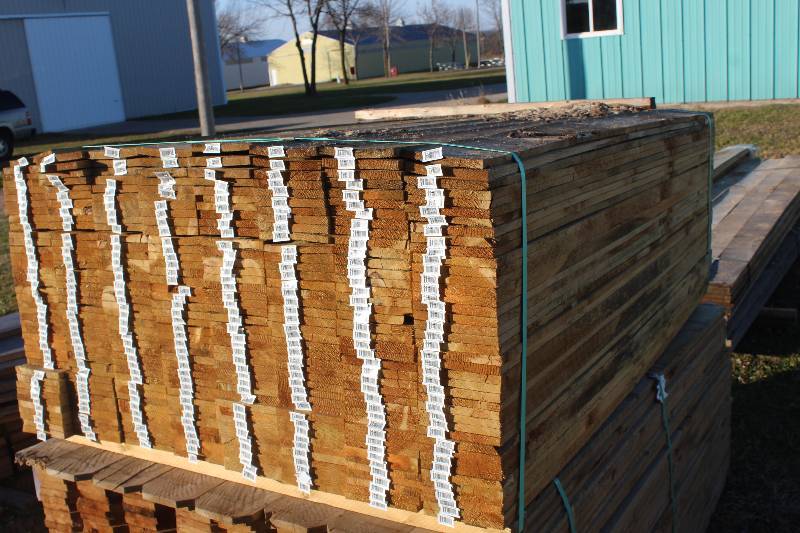Lot of (Approximately 320) Wood Boards - Above Ground 606made Dog Ear