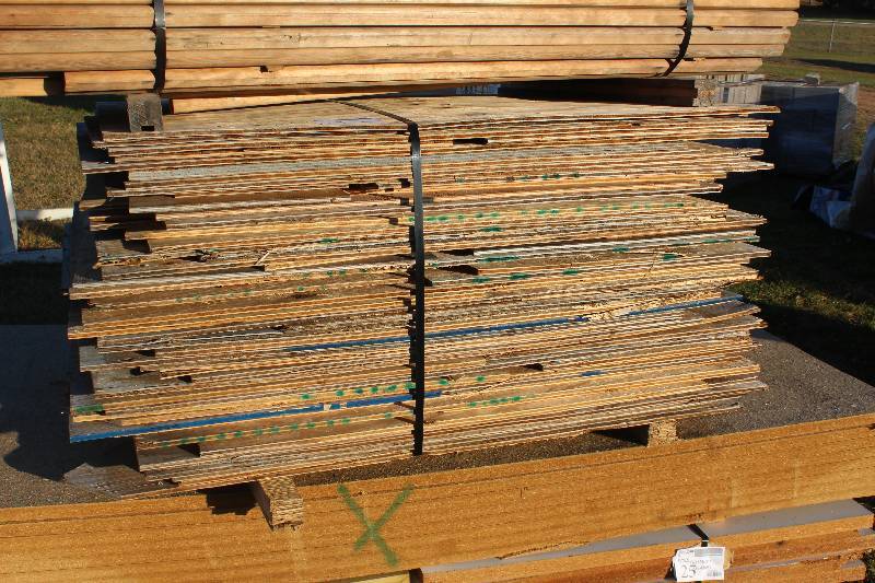 Lot of (Approximately 50) 12in. Plywood Sheets