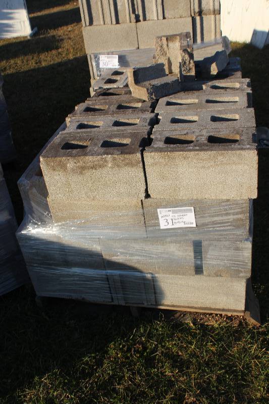 Lot of (Approximately 42) Cement Blocks