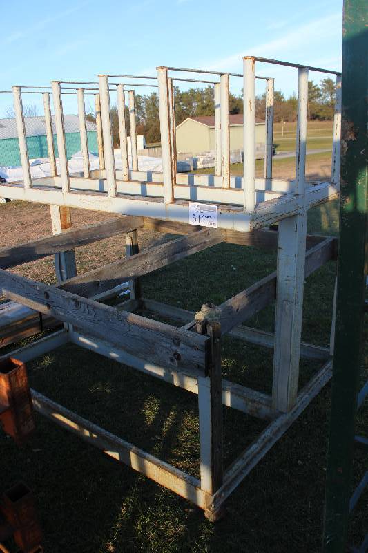 4-Wheel Steel Rack