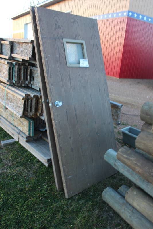 Lot of (2) Service Doors w Small Window