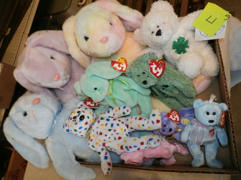 beanie bears and rabbits
