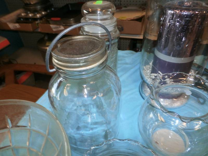 glassware,etc.