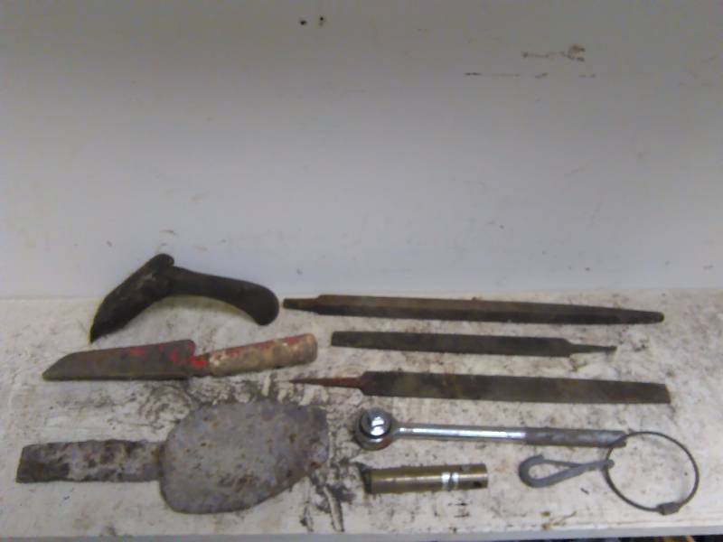 lot 225 image: Double Chain, Bolts, Gear, Pulleys and more