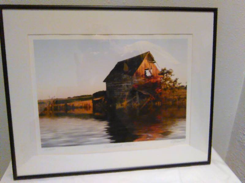 lot 16 image: Abandoned Cabin by Tracy Jordet, print 15500, signed