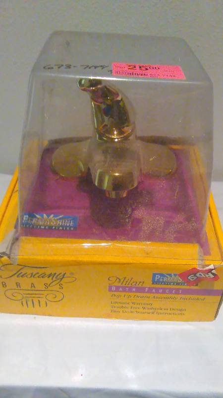 lot 87 image: Tuscany Bath Faucet, new in box