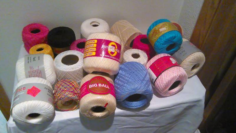 lot 90 image: Craft Yarn Embroidery String (42 new a few partial rolls)