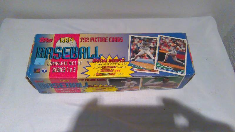 lot 103 image: 1994 Topps Complete Set MLB Picture Cards Set 1 & 2 Unopened 792