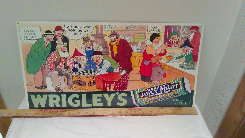 lot 115 image: Wrigleys Gum, Advertising art by Jack Bliss